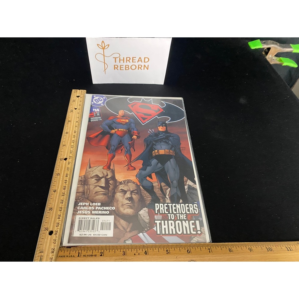 Superman Batman 14 DC‎ Comics Jeph Loeb Pretenders to the Throne Comic Book